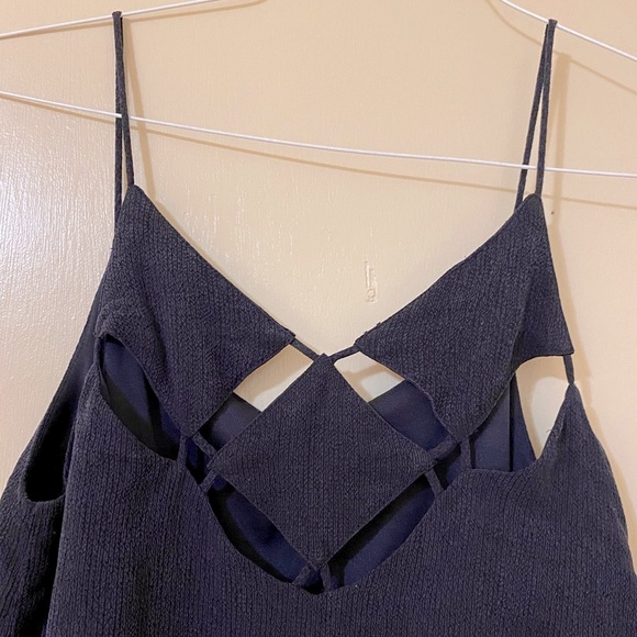 Navy midi dress - Picture 3 of 4